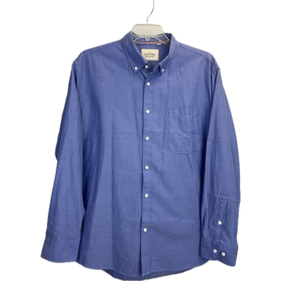 Oxford Men’s Luxury Collection Blue Button Down Size 2XL - Picture 1 of 6